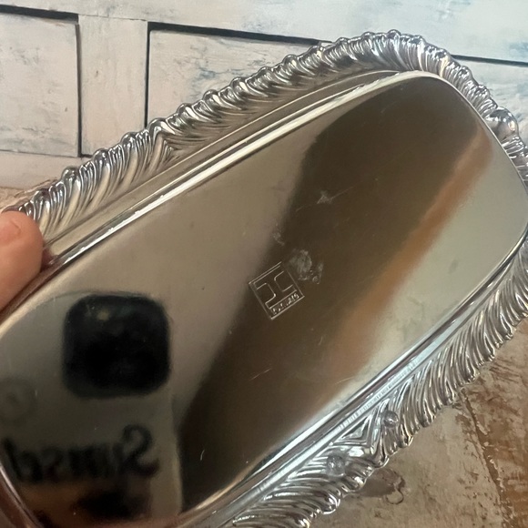 Vintage Irvinware Chrome Horseshoe Butterdish - Picture 5 of 9